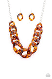 Red-HAUTE Mama - Brown Necklace