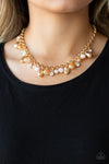 Downstage Dazzle - Gold necklace