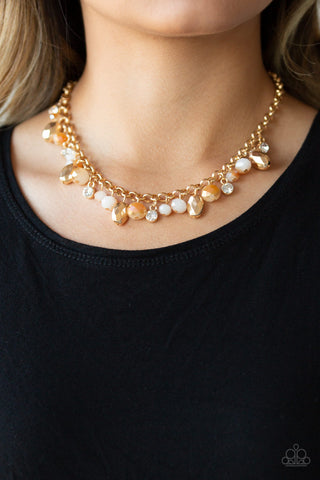 Downstage Dazzle - Gold necklace