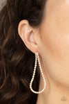 Diamond Drops Gold Earrings