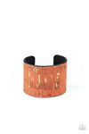 Up To Scratch - Orange Cork Bracelet