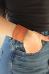 Up To Scratch - Orange Cork Bracelet