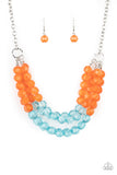 Summer Ice Orange Necklace