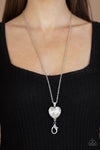 Lovely Luminosity - White Necklace