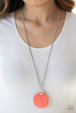 A Top-SHELLer - Orange Necklace