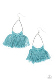 Tassel Treat - Blue Earrings