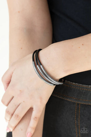 Magnetic Maverick Black Bracelet