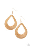 A Hot Mesh Gold Earrings