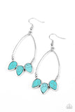 Fierce Frontier - Blue Earrings