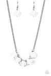 Garden Party Posh - White Necklace