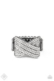 Girl Boss Glitter Black Ring
