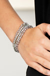 Crystal Crush - Silver Bracelet