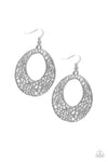 Serenely Shattered - Silver Earrings