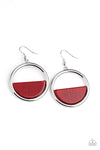 Stuck in Retrograde - Red Earrings