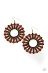 Solar Flare - Orange Earrings