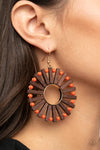 Solar Flare - Orange Earrings