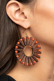 Solar Flare - Orange Earrings