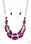 Law Of The Jungle - Purple Necklace
