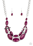 Law Of The Jungle - Purple Necklace