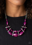 Law Of The Jungle - Purple Necklace
