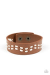 Leather Is My Favorite Color - Brown Urban Bracelet