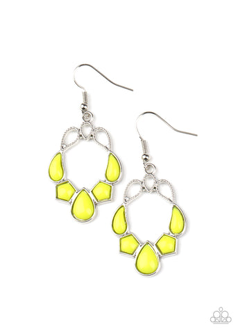 Its Rude to STEER - Yellow Earrings