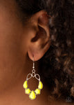 Its Rude to STEER - Yellow Earrings