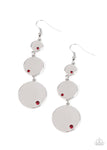 Poshly Polished - Red Earrings