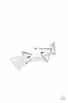 Know All The TRIANGLES - Silver Hair Clip