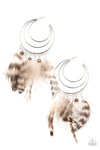 Freely Free Bird Brown Earrings