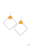 Friends of a LEATHER - Yellow Earrings