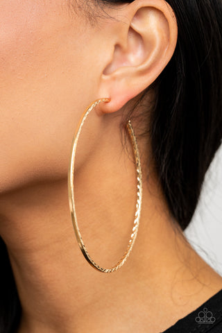 Diamondback Diva - Gold Earrings