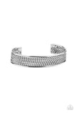 Risk-Taking Texture Silver Men's Bracelet