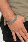 Risk-Taking Texture Silver Men's Bracelet