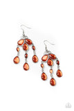 Clear The HEIR - Orange Earrings