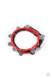 WOODnt Count It - Red Bracelet