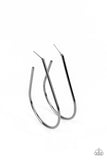 City Curves - Black Hoop Earrings