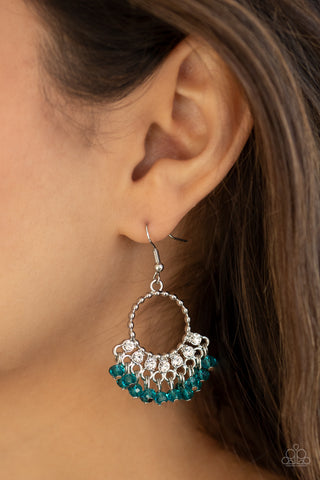 Charmingly Cabaret - Blue Earrings