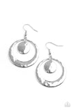 Rounded Radiance - Silver Earrings