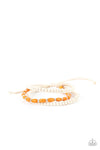 Refreshingly Rural - Orange Urban Bracelet