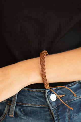 Homespun Harmony - Brown Urban Bracelet