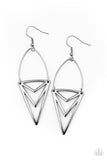 Proceed With Caution - Black Earrings