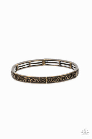 Precisely Petite - Brass Bracelet