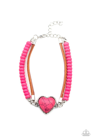Charmingly Country Pink Bracelet
