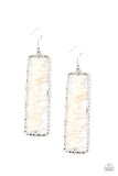 Dont QUARRY, Be Happy - White Earrings