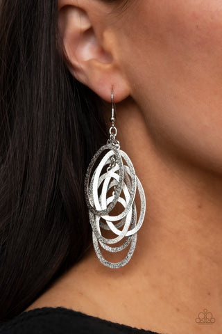 Mind OVAL Matter - Silver Earrings