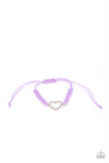 Starlet Shimmer Bracelet - Iridescent Heart Bracelet