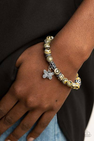 Butterfly Wishes - Yellow Bracelet
