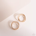 Always In The Loop - Gold Earrings