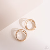 Always In The Loop - Gold Earrings